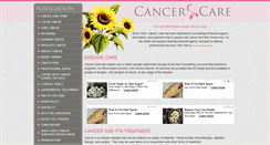 Desktop Screenshot of cancercareinc.org