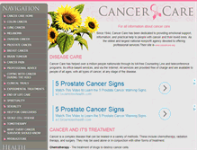 Tablet Screenshot of cancercareinc.org